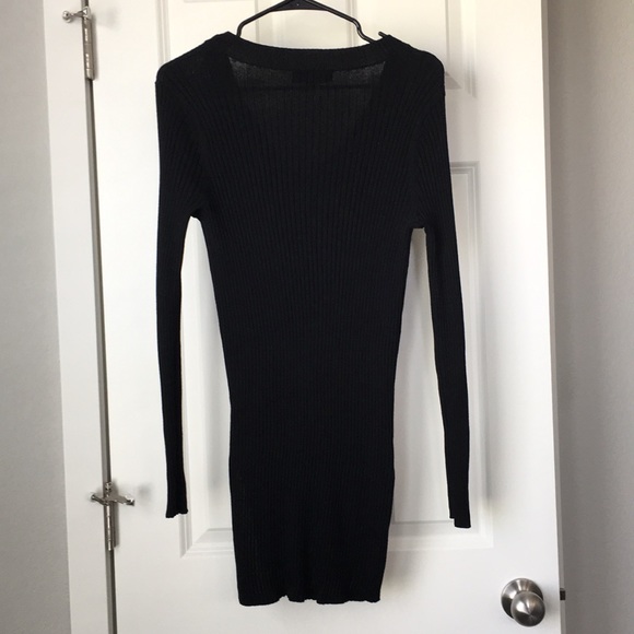Black L/S Slit Side Sweater - Picture 5 of 5